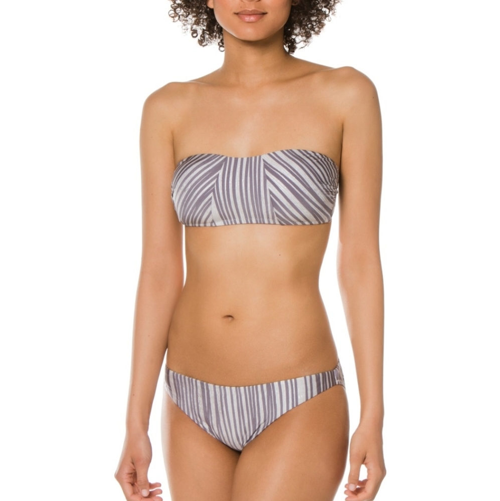 BCBG MAX AZRIA Motion of the Ocean Bandeau Bikini